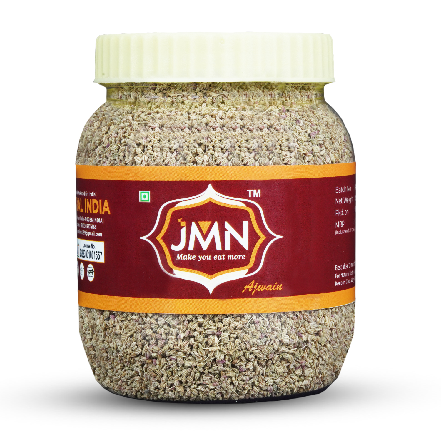 JMN Premium Ajwain Seeds (Carom Seeds) – Natural Digestive Spice | Fresh & Pure | 100% Chemical-Free - Image 2