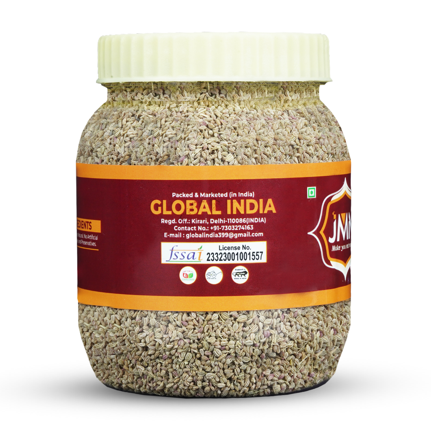 JMN Premium Ajwain Seeds (Carom Seeds) – Natural Digestive Spice | Fresh & Pure | 100% Chemical-Free - Image 3
